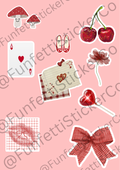 Digital Sticker Sheet (RED)